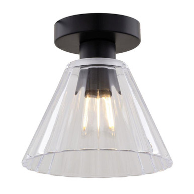 Dalton 1 Light Flush Mount 7.5 Inch Tall and 8 Inch Wide by Vaxcel - C0322