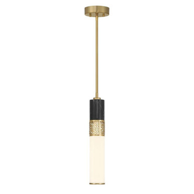Farrell 9.5W 1 LED Pendant 18 Inch Tall and 3.13 Inch Wide by Savoy House - 7-2916-1-322