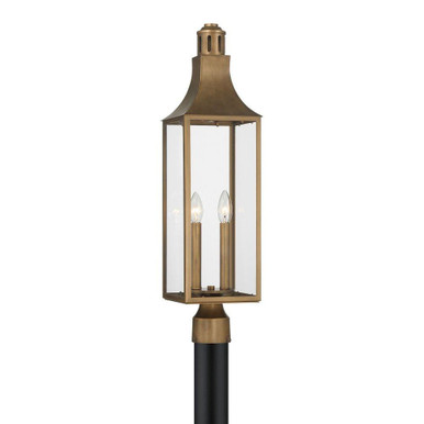 Lancaster 2 Light Outdoor Post Lantern 27 X 7 Inch Wide by Savoy House - 5-225-273