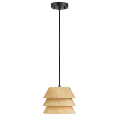 Aalto 1 Light Pendant 6.63 Inch Tall and 8.63 Inch Wide by Golden - 3990-9 LWA
