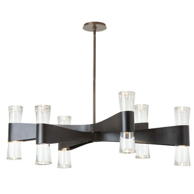 Bellis 12 Light Oval Chandelier 16.4 X 48.4 Inch Wide by Hubbardton Forge - 131009