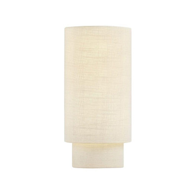 Textile Classic 1 Light Tier Wall Sconce 13 Inch Tall by Justice Design - FAB-5772