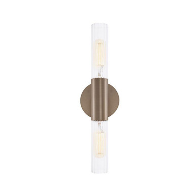 Fusion Rimini 2 Light Up/Down Wall Sconce 16.75 Inch Tall by Justice Design - FSN-8352