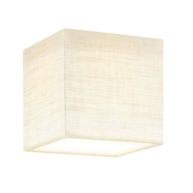 Textile Marco 10W 1 LED Cube Flush Mount 4.25 Inch Wide by Justice Design - FAB-5669