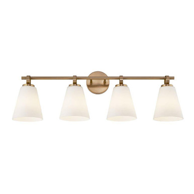 Fusion Bolzano 4 Light Bath Vanity 33 Inch Wide by Justice Design - FSN-8344