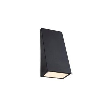 Corwin 10.5W 1 LED ADA Outdoor Wall Sconce 12 Inch Tall by Justice Design - NSH-7703W-MBLK