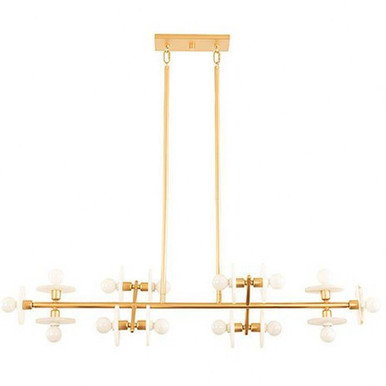 Amani 14 Light Modern Linear Chandelier by Savoy House - 1-1591-14