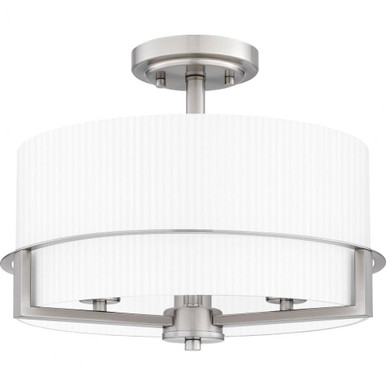 Seymour 3 Light 15 Inch Wide Semi Flush Mount by Quoizel - SEY1715