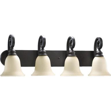 Bryant 4 Light Traditional Vanity Light by Quorum - 5154-4