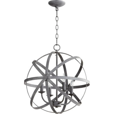 Celeste 4 Light Small Chandelier by Quorum - 6009-4