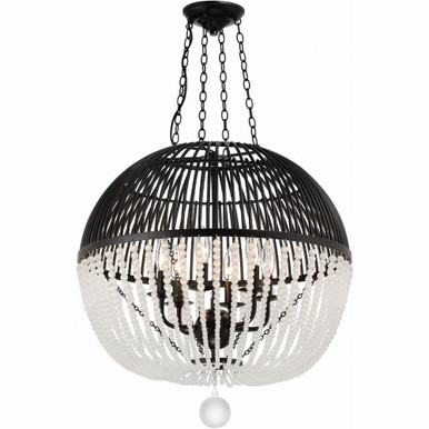 Duval 6 Light Medium Pendant by Crystorama - DUV-626