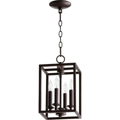 Cuboid 4 Light Small Pendant by Quorum - 6731-4