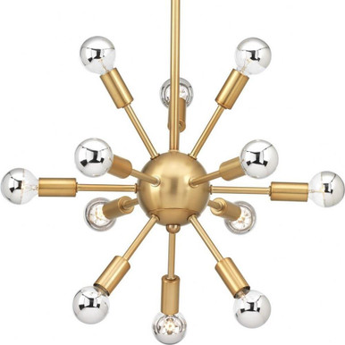 Ion 12 Light Small Chandelier by Progress - P400040