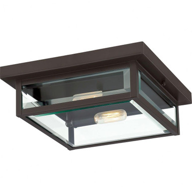 Westover 2 Light 12 Inch Wide Outdoor Flush Mount by Quoizel - WVR1612