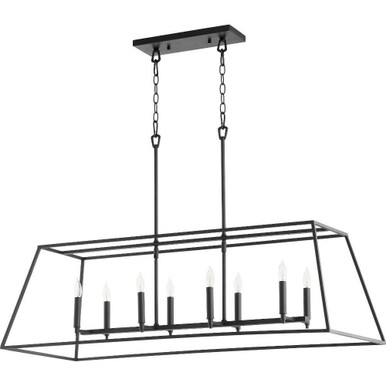 Gabriel 8 Light Large Linear Pendant by Quorum - 654-8