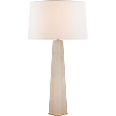 Adeline 1 Light Large Quatrefoil Table Lamp by Visual Comfort Signature - SK 3906ALB-L
