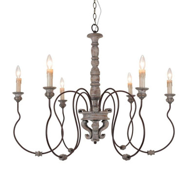 Cadenza 6 Light Oversized Chandelier by Terracotta Designs - H9113-6
