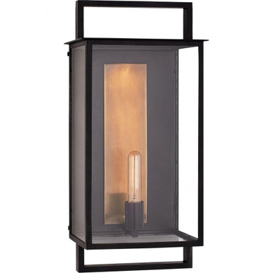 Halle 1 Light Outdoor Wall Lantern by Visual Comfort Signature - S 2192AI-CG