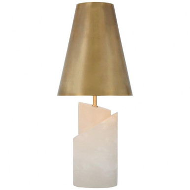 Topanga 15W 1 LED Medium Table Lamp 25 x 10 by Visual Comfort Signature - KW 3425ALB-AB