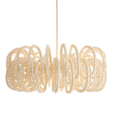 Keely 6 Light Chandelier 17 Inch Tall and 36 Inch Wide by Arteriors - DMS21
