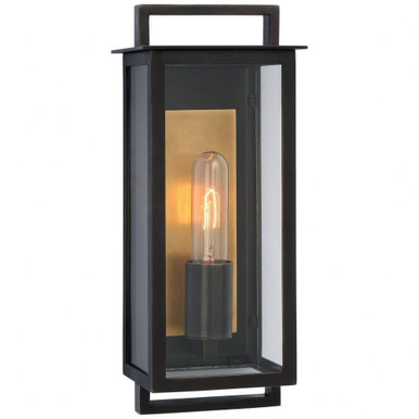 Halle 8W 1 LED Wall Lantern 14 Inch Tall by Visual Comfort Signature - S 2195AI-CG