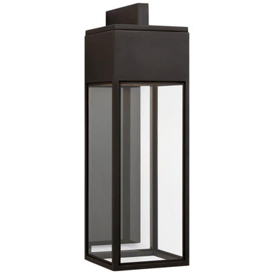 Irvine 27W LED Large Outdoor Wall Lantern by Visual Comfort Signature - CHO 2442BZ-CG