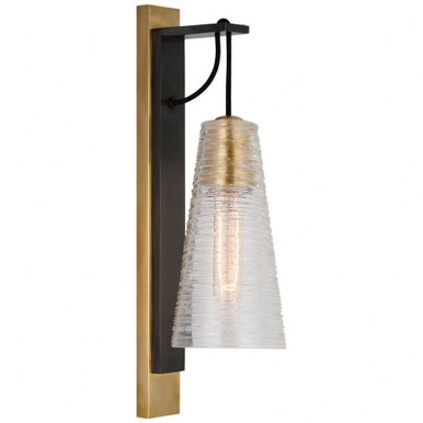 Reve 6.5W 1 LED Light Wall Sconce by Visual Comfort Signature - S 2348BZ/SB-CRG