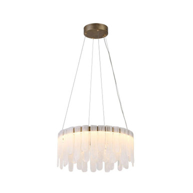 Roselle 38W 1 LED Pendant 8.3 Inch Tall and 18.5 Inch Wide by Artcraft - AC6123LB
