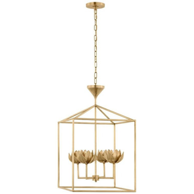 Alberto 22W 4 LED Medium Open Cage Lantern by Visual Comfort Signature - JN 5302AB