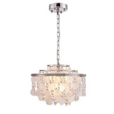 Avara 6 Light Chandelier 12.8 Inch Tall and 18 Inch Wide by Artcraft - AC12072PN