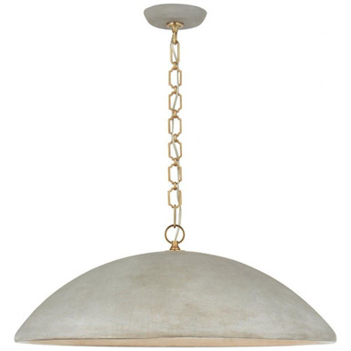 Elliot 1 Light Large Pendant by Visual Comfort Signature - SK 5355PGY