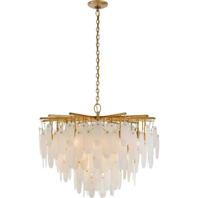 Cora 42 Light Oversized Chandelier by Visual Comfort Signature - CHC 5911AB-ALB