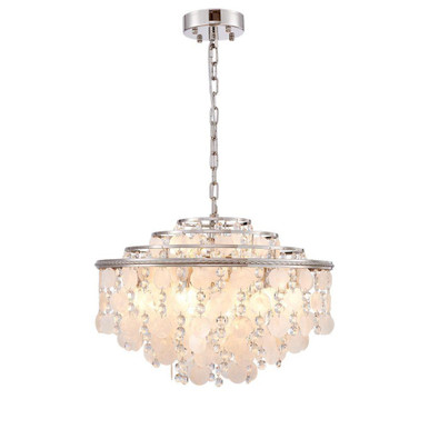Avara 13 Light Chandelier 17 Inch Tall and 23.6 Inch Wide by Artcraft - AC12073PN
