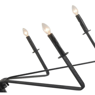Lucida 6 Light Oversized Chandelier by Terracotta Designs - H20104L-6BK