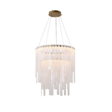 Roselle 63W 1 LED Chandelier 32 Inch Tall and 28 Inch Wide by Artcraft - AC6125LB