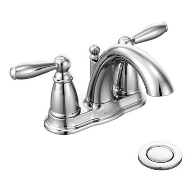 Brantford Two Handle Bathroom Faucet 8.125 Inch W x 5.5 Inch H by Moen - 66610