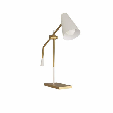 Wayne 1 Light Desk Lamp 21 Inches Tall and 25 Inches Wide by Arteriors - PDC02
