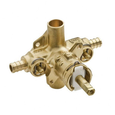 M Pact Posi Temp 1/2 Inch Crimp Ring Pex Inlets/Cc Outlets 62360 by Moen - 62360