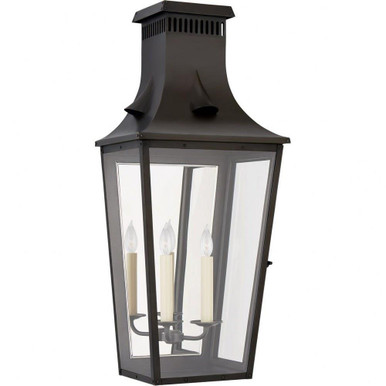 Belaire 2 Light Outdoor Wall Lantern by Visual Comfort Signature - CHO 2532BC-CG