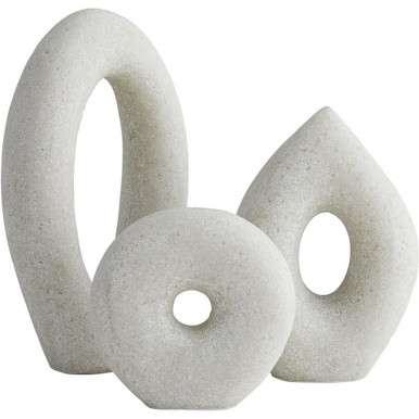 Coco 6 Inch Sculpture (Set of 3) by Arteriors - 9221