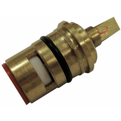 Commercial 2 Handle Brass Shell Ceramic Disc Cartridge Hot H by Moen - 52000