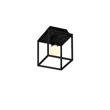 Cross 1 Light Small Caged Flush Mount 6.69 Inch Tall by Buster Punch - NCA-023399