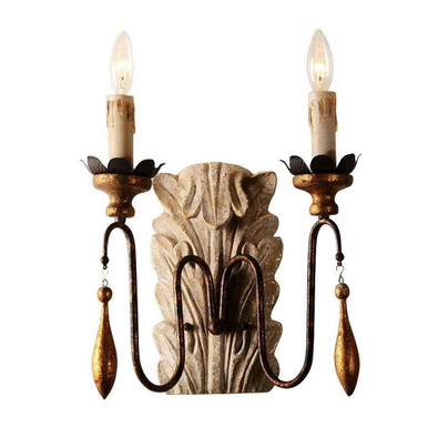 Priscilla 1 Light Wall Sconce by Terracotta Designs - W5203-1