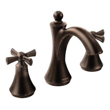 Wynford Two Handle Bathroom Faucet 9.25 Inch W x 3.13 Inch H by Moen - T4524ORB