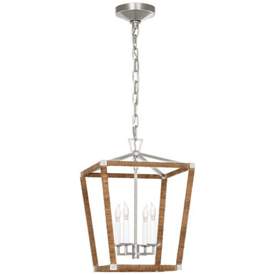 Darlana Wrapped 22W 4 LED Medium Pendant by Visual Comfort Signature - CHC 5876PN/NRT