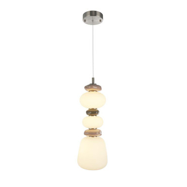 Strata 15W 1 LED Pendant 19.65 Inch Tall and 6.7 Inch Wide by Artcraft - AC5072SN