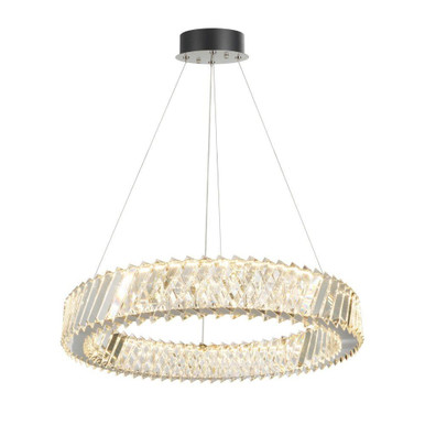 Alya 36W 1 LED Chandelier 3.95 Inch Tall and 23.62 Inch Wide by Artcraft - AC5131PN