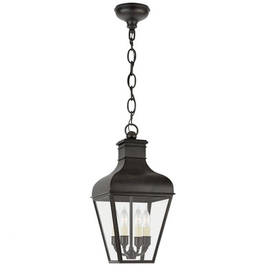 Fremont 4 Light Outdoor Small Pendant by Visual Comfort Signature - CHO 5160FR-CG