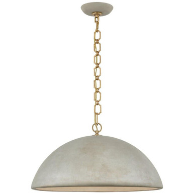 Elliot 6.5W 1 LED Light Large Pendant by Visual Comfort Signature - SK 5354PGY