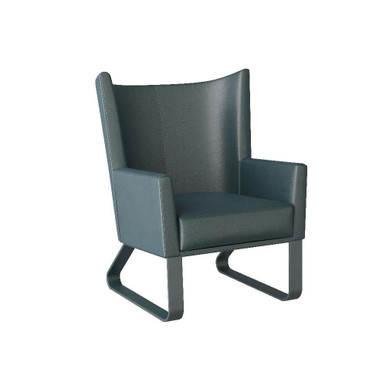 Bleu Wingback Chair 38.5 Inch Tall and 28 Inch Wide by Arteriors - FRI09